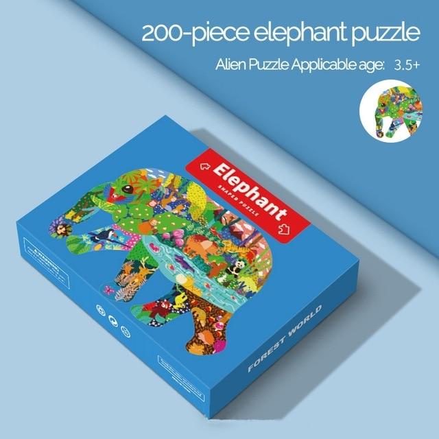 Animal Shaped Jigsaw Puzzle for Kids - 6 Different Animals - Buy Confidently with Smart Sales Australia