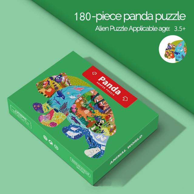 Animal Shaped Jigsaw Puzzle for Kids - 6 Different Animals - Buy Confidently with Smart Sales Australia