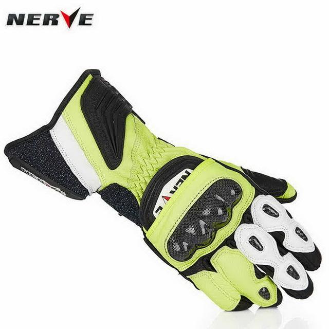 Anti-slip Carbon Fiber Sport Men's Leather Motorcycle Gloves - Buy Confidently with Smart Sales Australia