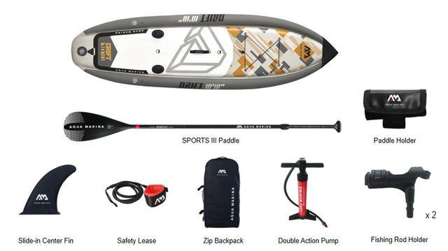 Aqua Marina Inflatable Flat Fishing Boat For Outdoor Activity - Buy Confidently with Smart Sales Australia