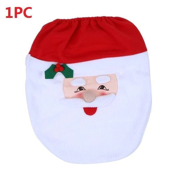 Bathroom Seat Cover Set for Home Christmas Decor - Buy Confidently with Smart Sales Australia