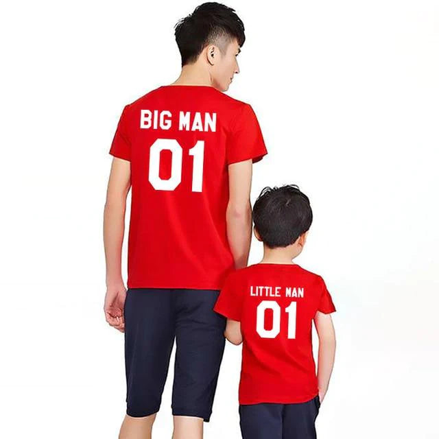 Big Man Little Man Father and Son Matching T-Shirts - Buy Confidently with Smart Sales Australia