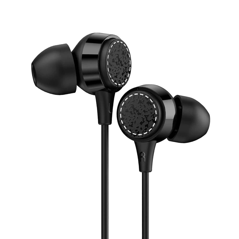 BlitzWolf BW-ES3 In Ear Earphone w/ Dynamic Driver Stereo Audio and 3.5mm Connection IPX5 Waterproof Earphone with Mic - Buy Confidently with Smart Sales Australia