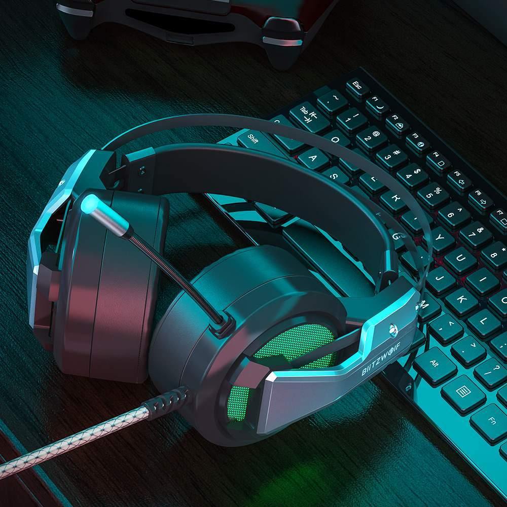 BlitzWolf BW-GH1 Noise Isolating Gaming Wired Headphones with Microphone - Buy Confidently with Smart Sales Australia