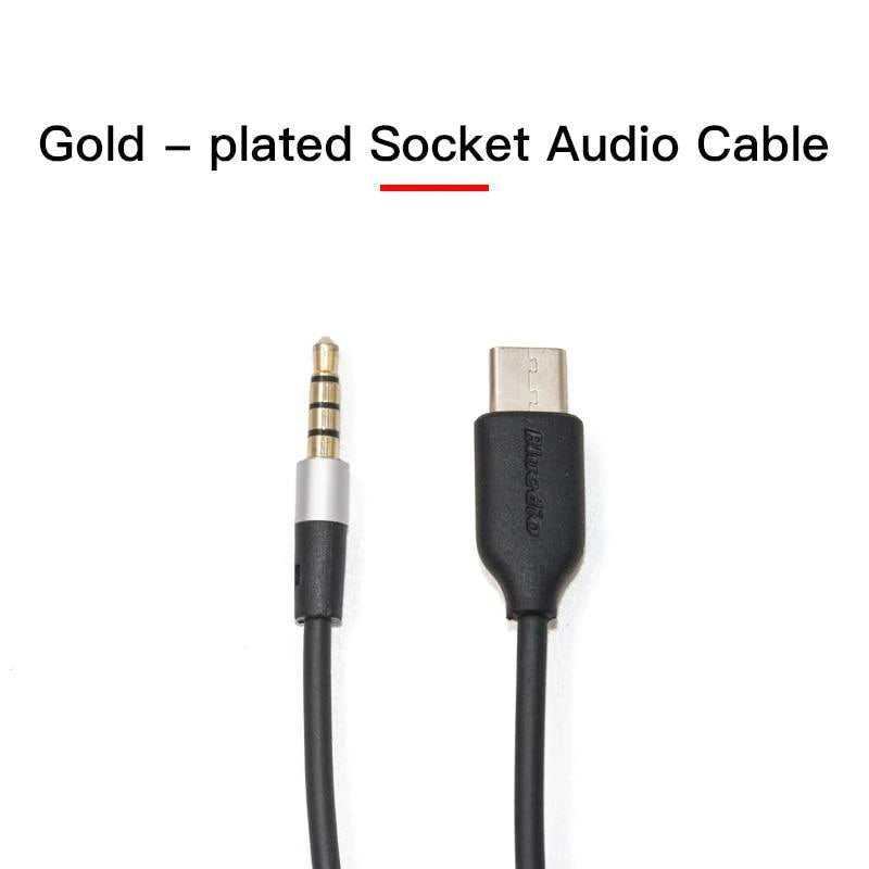 Bluedio 3.5mm Gold-plated Audio Cable with Free Y Splitter Cable - Buy Confidently with Smart Sales Australia