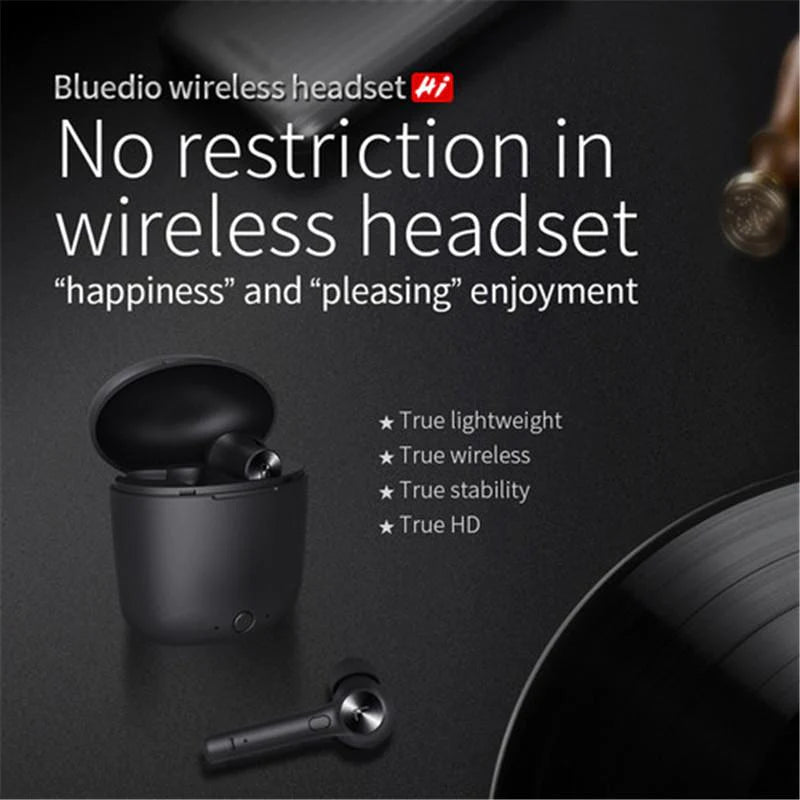 Bluedio Wireless BT V5.0 Waterproof Earphones w/ FaceRecognition |Compatible with IOS and Android system - Buy Confidently with Smart Sales Australia