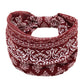 Boho Style Cotton Wide Printed Bandana Headbands For Women - Buy Confidently with Smart Sales Australia