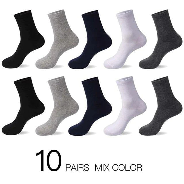 Breathable Cotton 10 pair Socks For Men - Buy Confidently with Smart Sales Australia