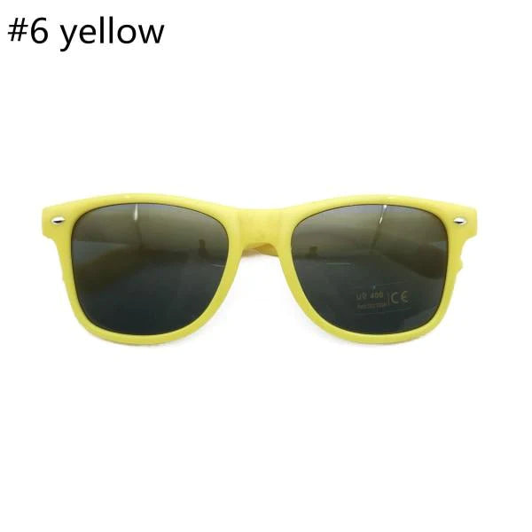 Bulk Customisable 48 Pack of Classic 80's Style Adult Sunglasses, UV400 Rated, with Spring Loaded Hinges, 20 Colours - Buy Confidently with Smart Sales Australia