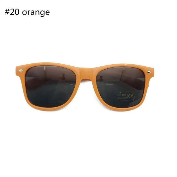 Bulk Customisable 48 Pack of Classic 80's Style Adult Sunglasses, UV400 Rated, with Spring Loaded Hinges, 20 Colours - Buy Confidently with Smart Sales Australia