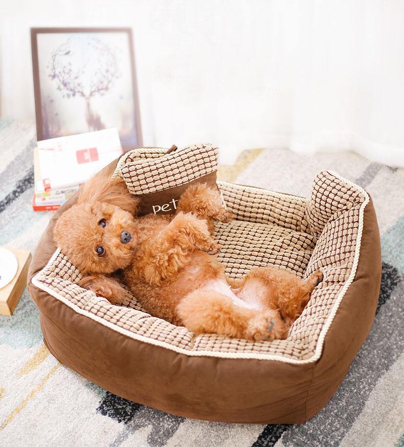 Calming Soft Fabric Sofa Bed for Pet Dogs - Buy Confidently with Smart Sales Australia