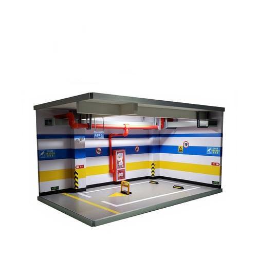 Car Toy Underground Parking Lot Simulation Box with Built-in Light and Dust Door - Buy Confidently with Smart Sales Australia