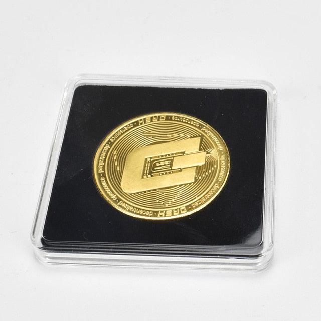 Commemorative Metallic Bitcoin Collection Coin Keychain and Banknote for Gifts and Souvenirs - Buy Confidently with Smart Sales Australia