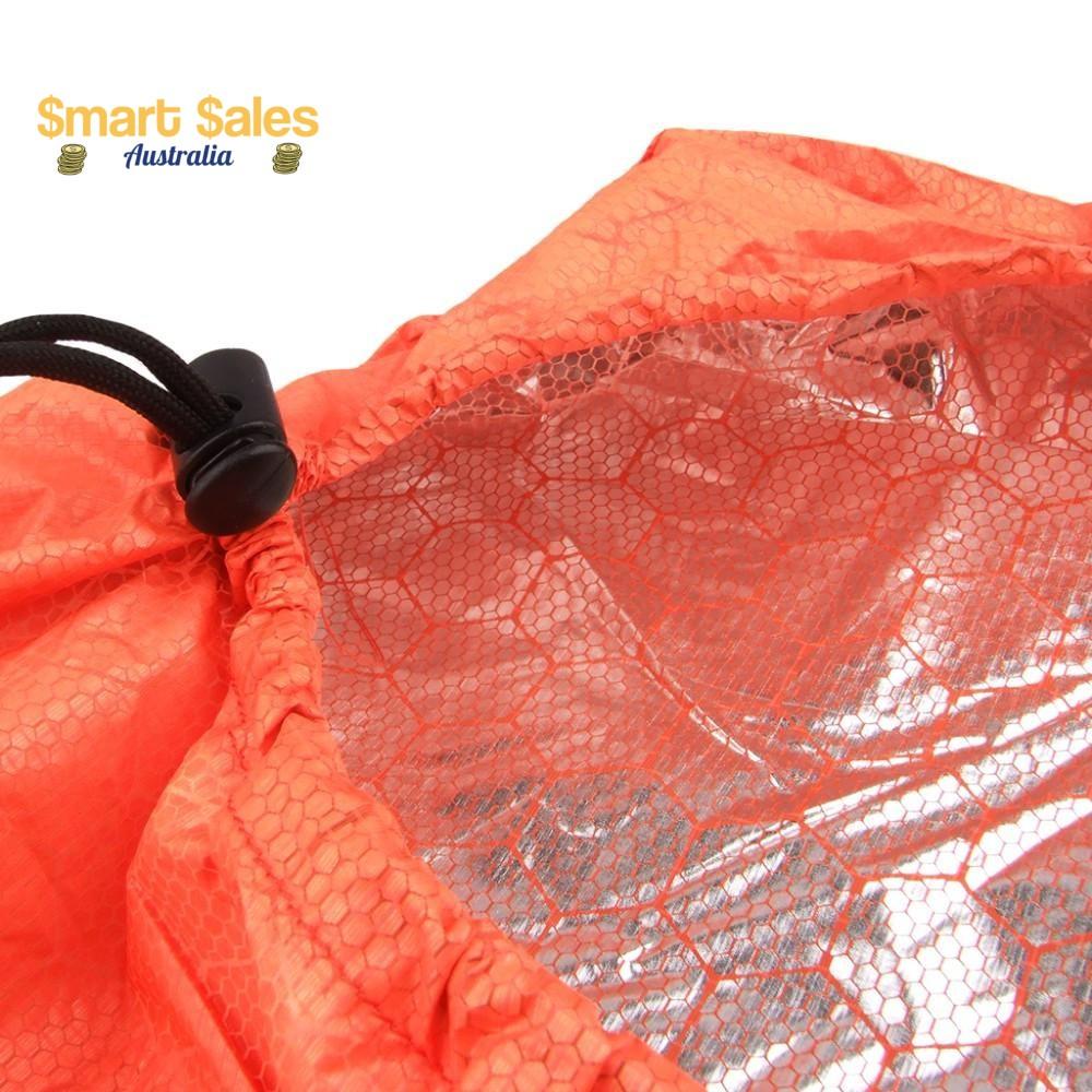 Compact Outdoor Emergency Bivvy Sleeping Bag - 1-2 Person - Buy Confidently with Smart Sales Australia