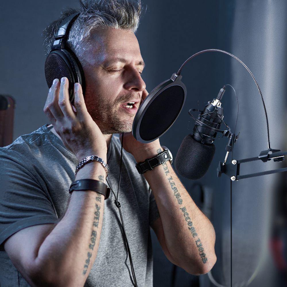 Condenser Microphone  Audio Dynamic System Kit Cantilever Bracket Anti-spray Net Set Sound Record - Buy Confidently with Smart Sales Australia