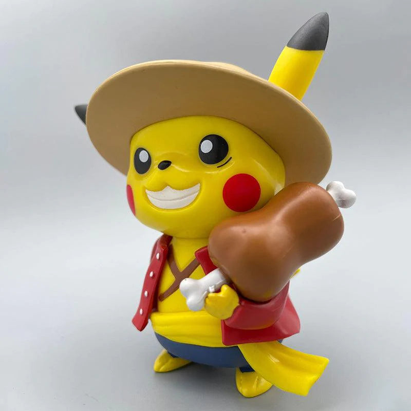 Cosplay Monkey D. Luffy and Majin Buu Pikachu Action Figure - Buy Confidently with Smart Sales Australia