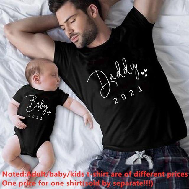 Dad Matching T-shirt and Baby Romper - Buy Confidently with Smart Sales Australia