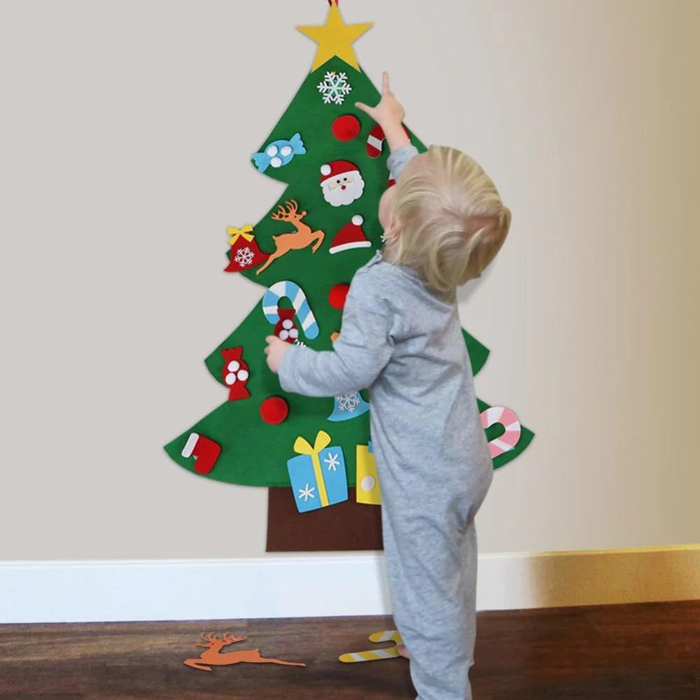 DIY Craft Felt Christmas Tree Presents for Kids and Home Ornament - Buy Confidently with Smart Sales Australia