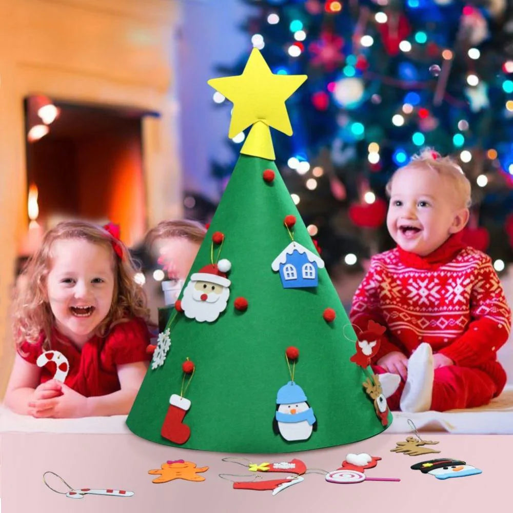 DIY Craft Felt Christmas Tree Presents for Kids and Home Ornament - Buy Confidently with Smart Sales Australia