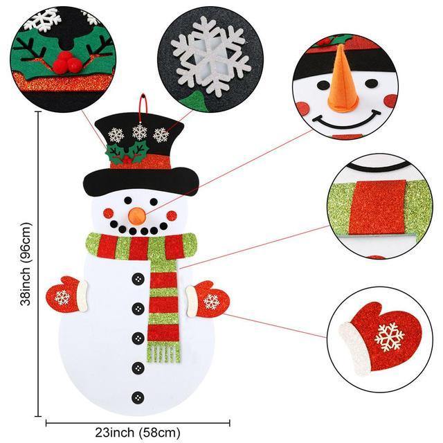 DIY Craft Felt Christmas Tree Presents for Kids and Home Ornament - Buy Confidently with Smart Sales Australia