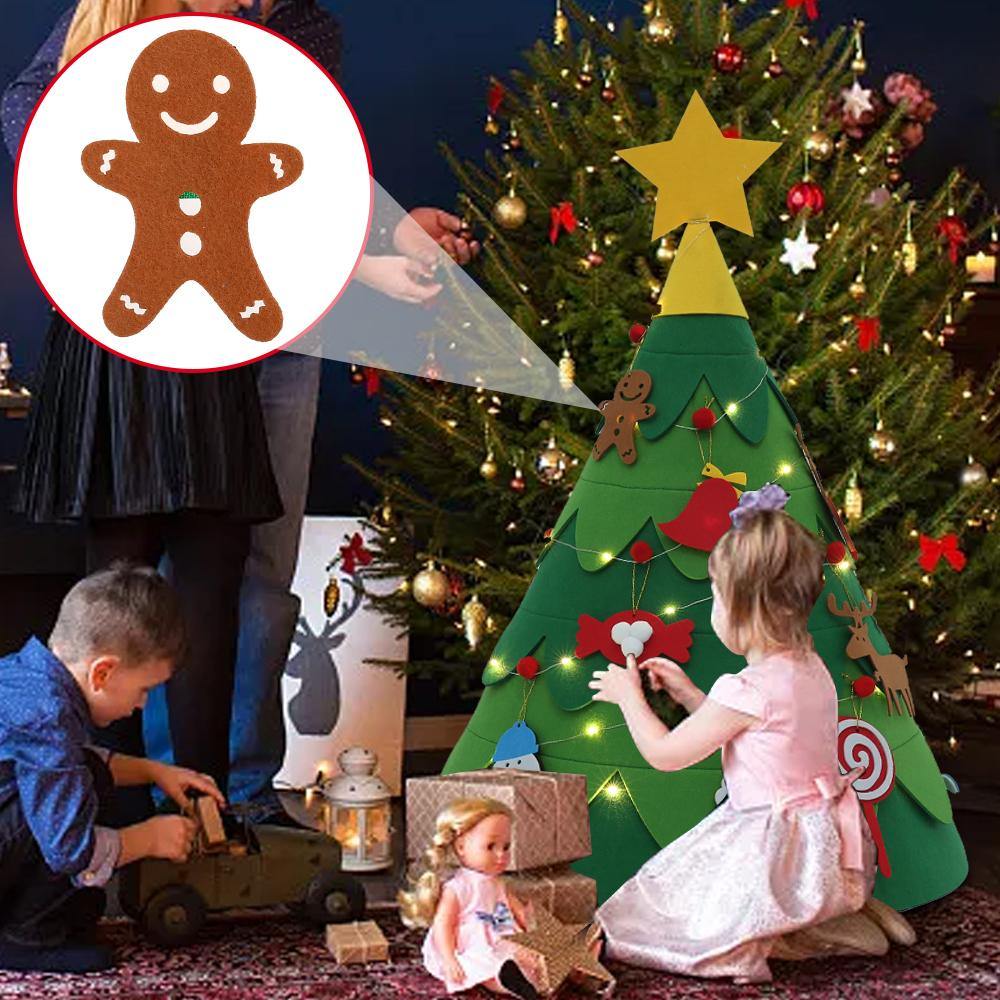 DIY Felt Fabric Christmas Tree for Christmas Gift and Home Decor - Buy Confidently with Smart Sales Australia