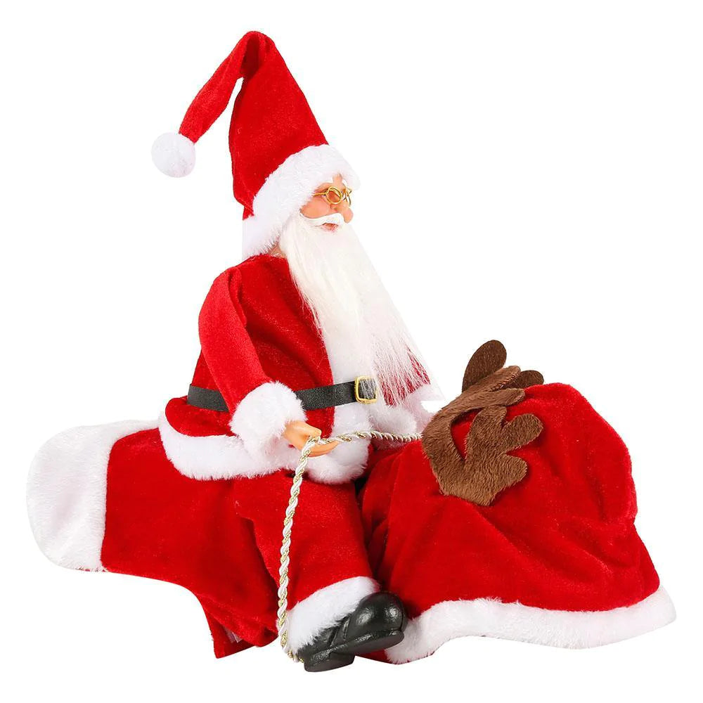 Dog Christmas Costume with Ride-On Santa Claus - Buy Confidently with Smart Sales Australia