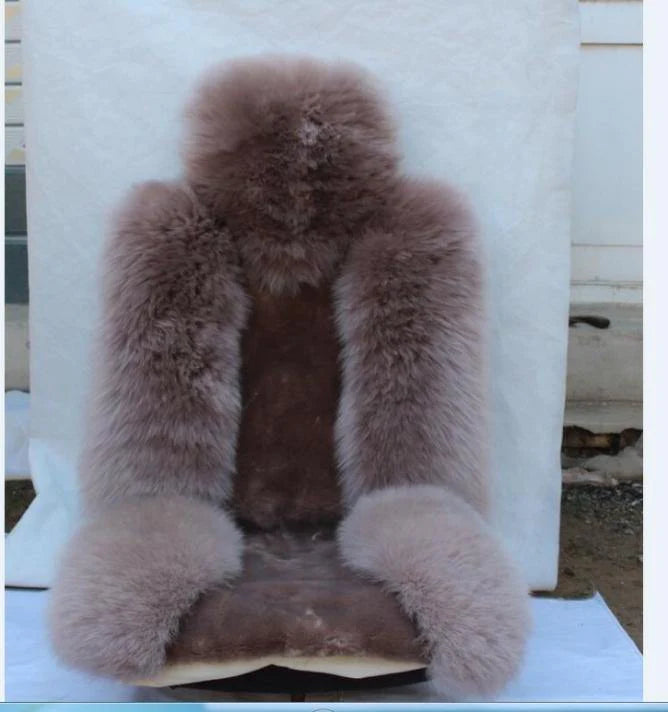 Faux Fur Front Car Seat Covers for Car Upgrades and Accessories - Buy Confidently with Smart Sales Australia