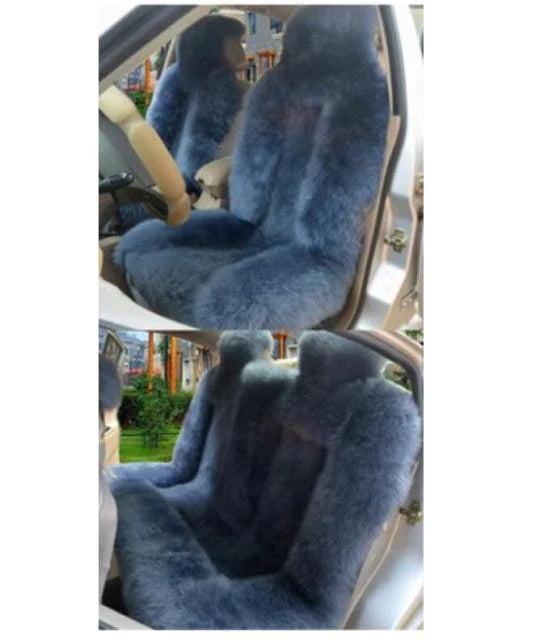 Faux Fur Front Car Seat Covers for Car Upgrades and Accessories - Buy Confidently with Smart Sales Australia