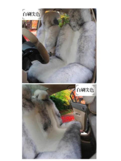 Faux Fur Front Car Seat Covers for Car Upgrades and Accessories - Buy Confidently with Smart Sales Australia