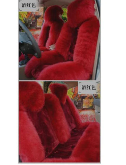 Faux Fur Front Car Seat Covers for Car Upgrades and Accessories - Buy Confidently with Smart Sales Australia