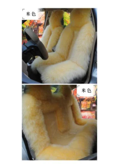 Faux Fur Front Car Seat Covers for Car Upgrades and Accessories - Buy Confidently with Smart Sales Australia