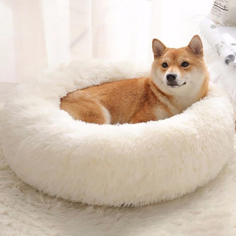 Fluffy Round Cushion Bed For Pets - Buy Confidently with Smart Sales Australia