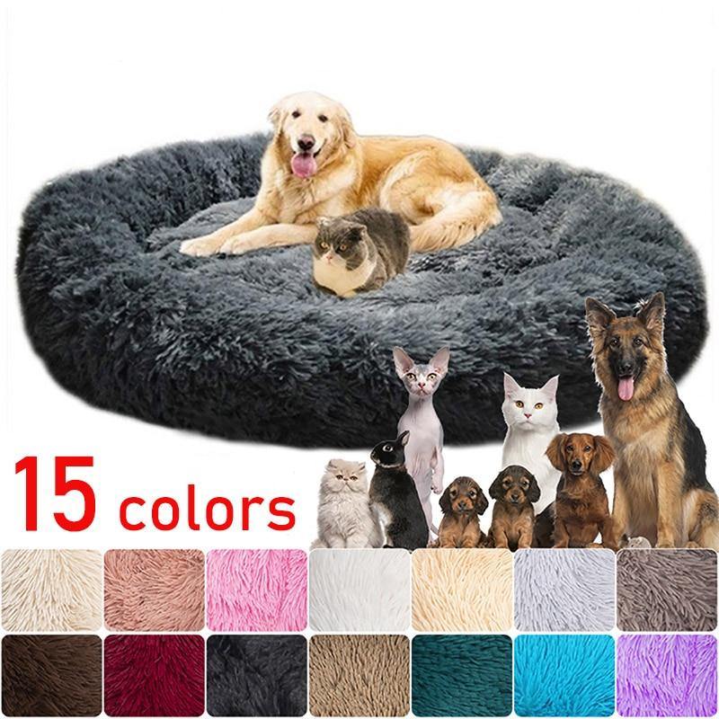 Fluffy Round Cushion Bed For Pets - Buy Confidently with Smart Sales Australia