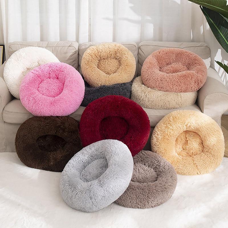 Fluffy Round Cushion Bed For Pets - Buy Confidently with Smart Sales Australia