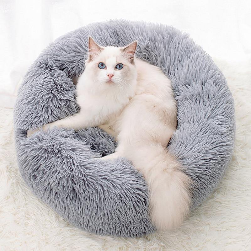 Fluffy Round Cushion Bed For Pets - Buy Confidently with Smart Sales Australia