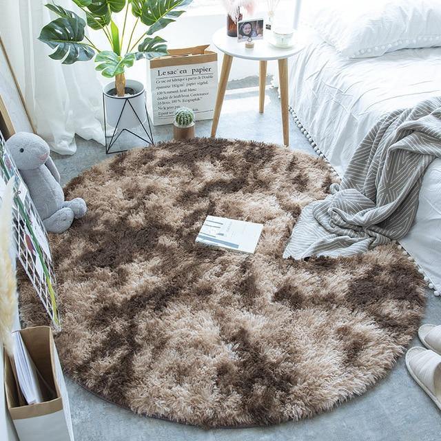 Fluffy Round Long Plush Rug Carpets - Buy Confidently with Smart Sales Australia