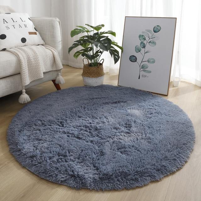 Fluffy Round Long Plush Rug Carpets - Buy Confidently with Smart Sales Australia