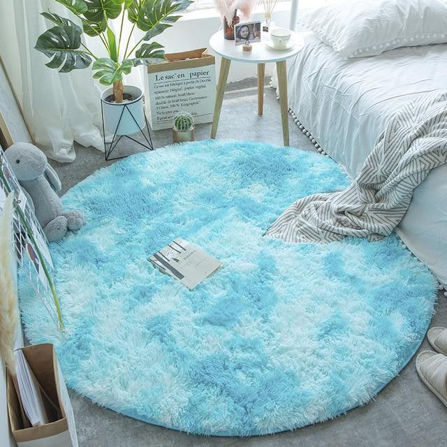 Fluffy Round Long Plush Rug Carpets - Buy Confidently with Smart Sales Australia