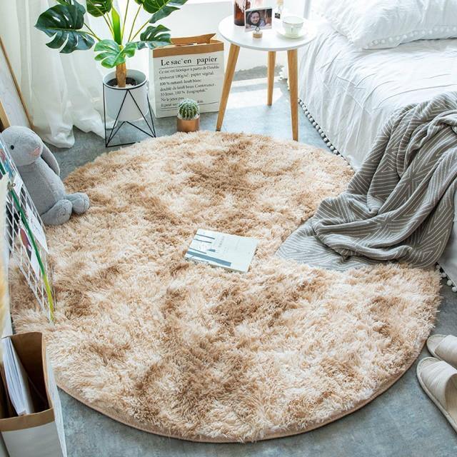 Fluffy Round Long Plush Rug Carpets - Buy Confidently with Smart Sales Australia