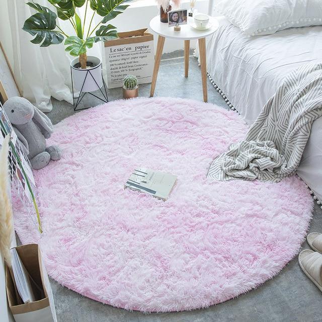 Fluffy Round Long Plush Rug Carpets - Buy Confidently with Smart Sales Australia