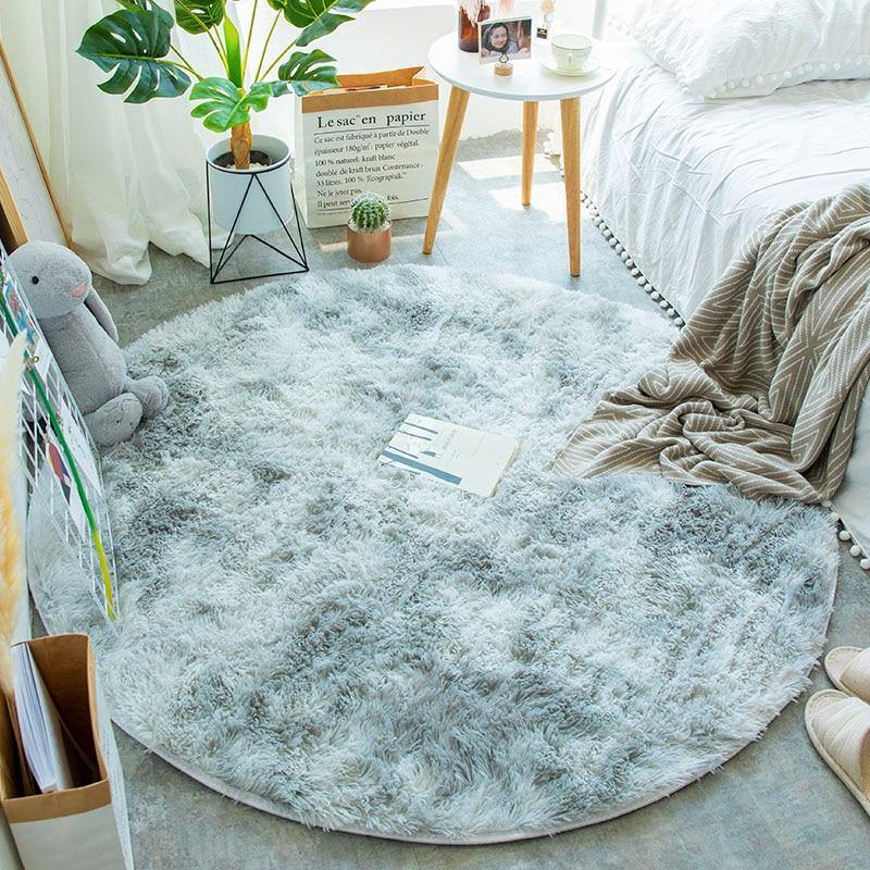 Fluffy Round Long Plush Rug Carpets - Buy Confidently with Smart Sales Australia