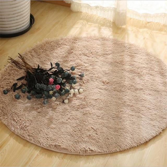 Fluffy Round Long Plush Rug Carpets - Buy Confidently with Smart Sales Australia