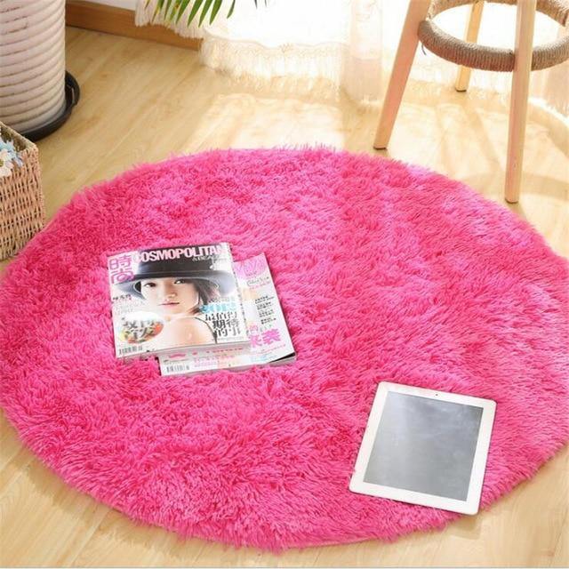 Fluffy Round Long Plush Rug Carpets - Buy Confidently with Smart Sales Australia