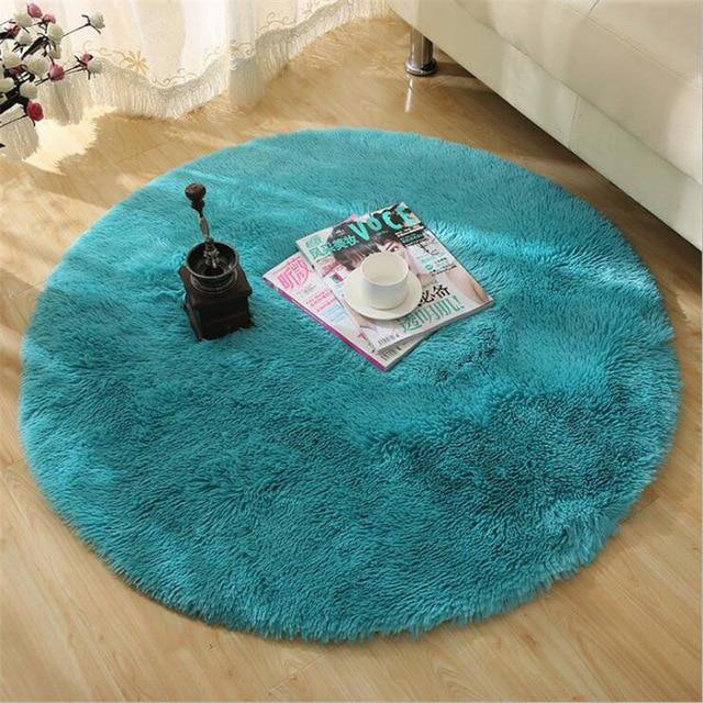 Fluffy Round Long Plush Rug Carpets - Buy Confidently with Smart Sales Australia