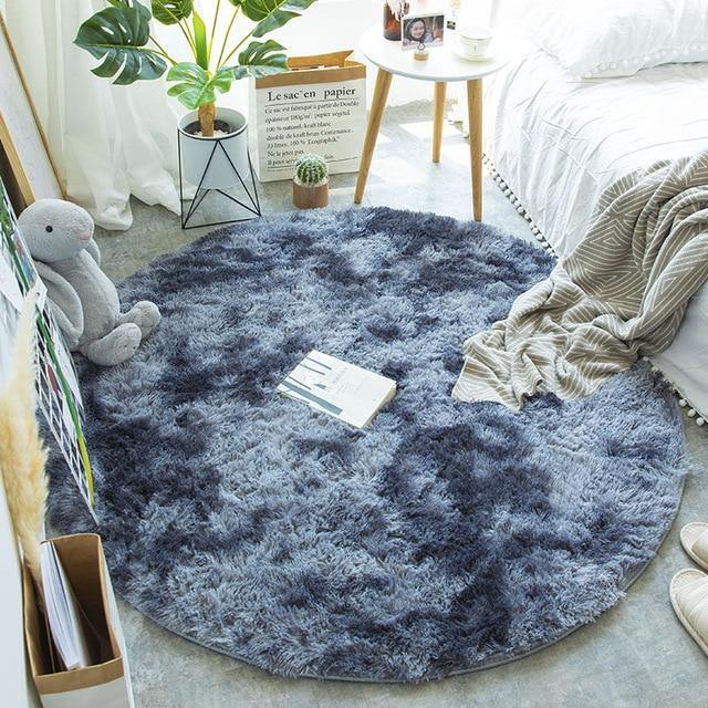 Fluffy Round Long Plush Rug Carpets - Buy Confidently with Smart Sales Australia