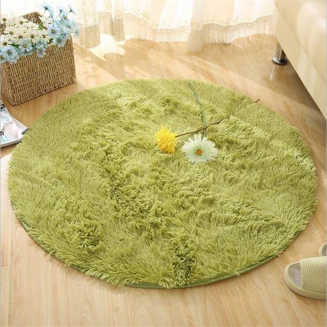 Fluffy Round Long Plush Rug Carpets - Buy Confidently with Smart Sales Australia