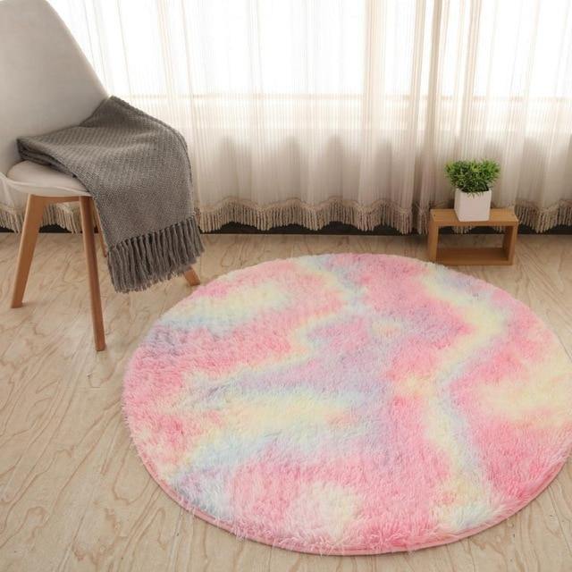 Fluffy Round Long Plush Rug Carpets - Buy Confidently with Smart Sales Australia