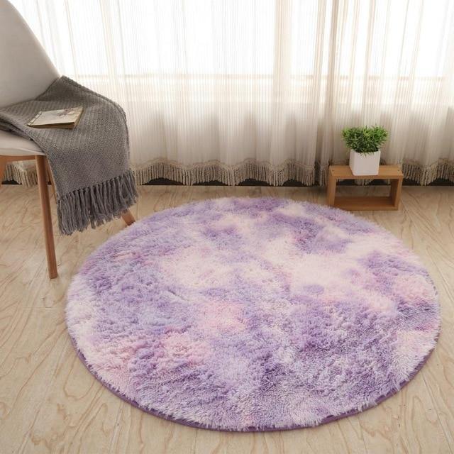 Fluffy Round Long Plush Rug Carpets - Buy Confidently with Smart Sales Australia