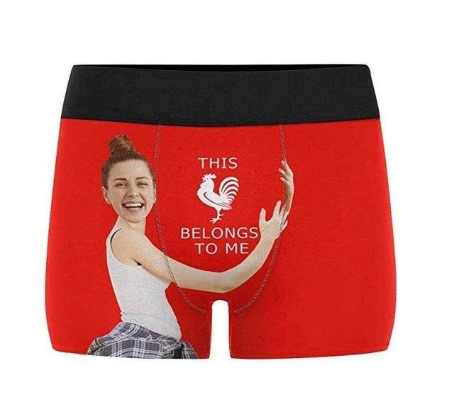 Funny Personalized Boxer Briefs for Men Gift for Boyfriend or Husband - Buy Confidently with Smart Sales Australia