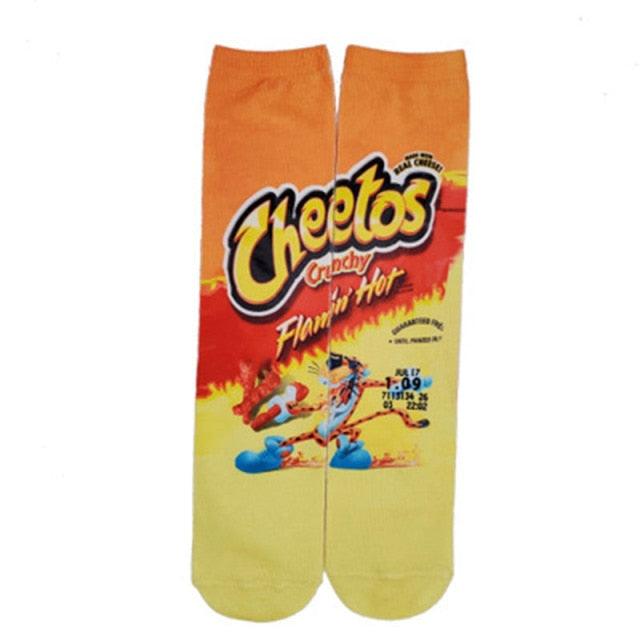 Funny Printed Womens Socks, Various Fun Tasty Designs, One Size - Buy Confidently with Smart Sales Australia